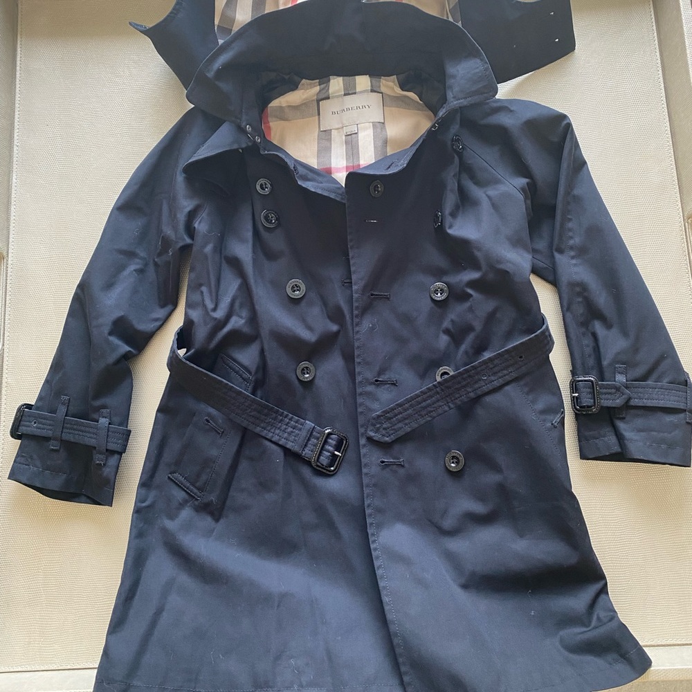 Burberry Kids Girl Trench Coat - Size 8Y